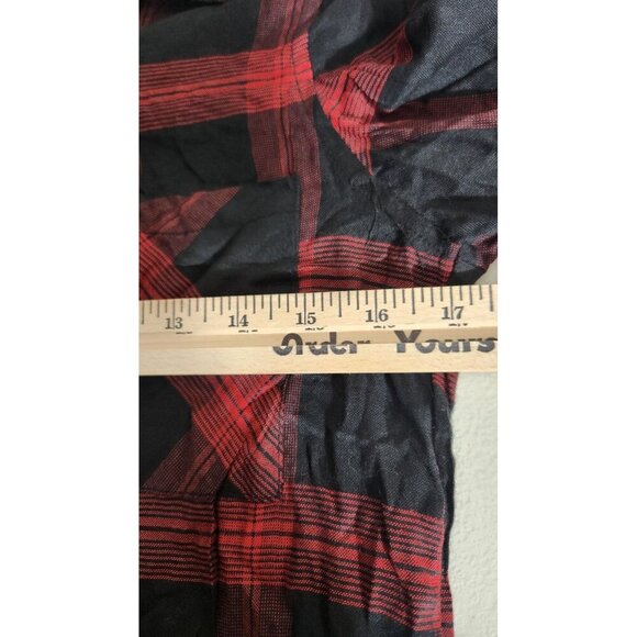 Sim & Sam Shirt Womens Small Plaid Button Down Long Sleeve Pocket Casual Top - Picture 8 of 12